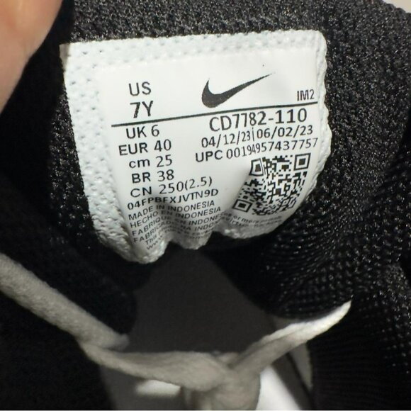 Nike Court Borough Mid 2 Sz 7Y Big Kid Shoes White Red School Sneaker CD7782-110 - Picture 14 of 14